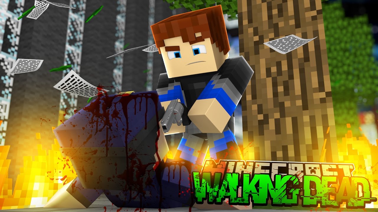 Minecraft THE WALKING DEAD - SCUBA STEVE BECOMES A KILLER!!