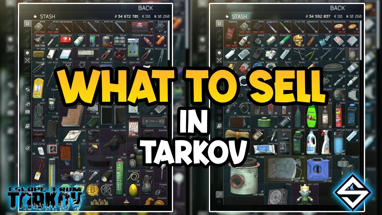 What to Sell in Escape from Tarkov to Vendors and Flea Market
