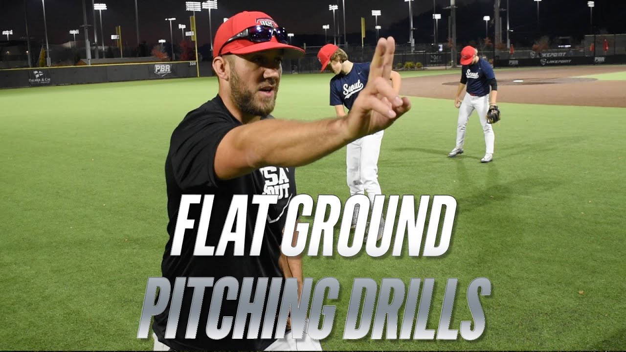 Flat ground pitching drills