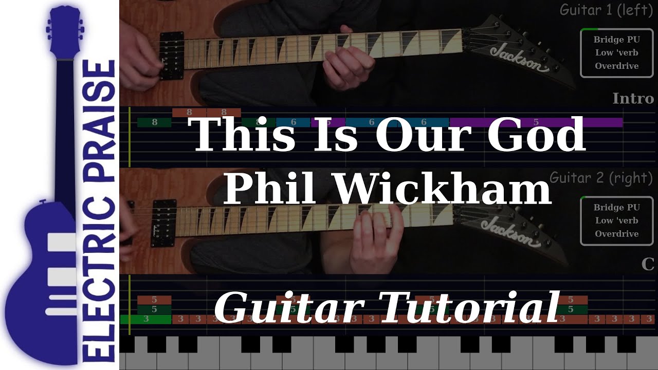 This Is Our God - Phil Wickham | Electric Guitar Playthrough (With Fretboard Animation)