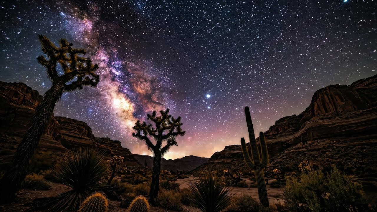 8 Hours ADHD Relief Brown Noise | The Infinite Desert Night