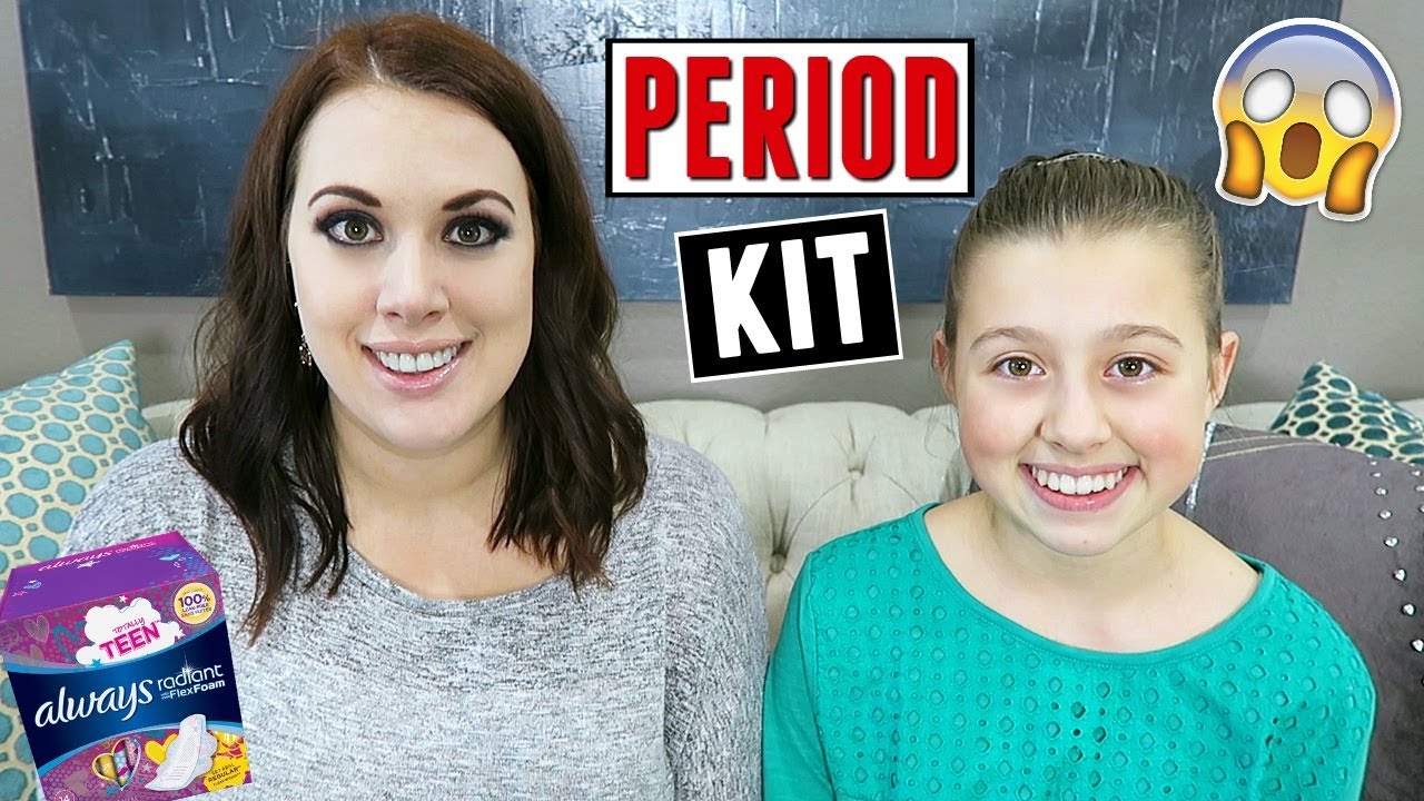 MAKING A TEEN PERIOD KIT WITH MY MOM! | FIRST PERIOD HACKS!