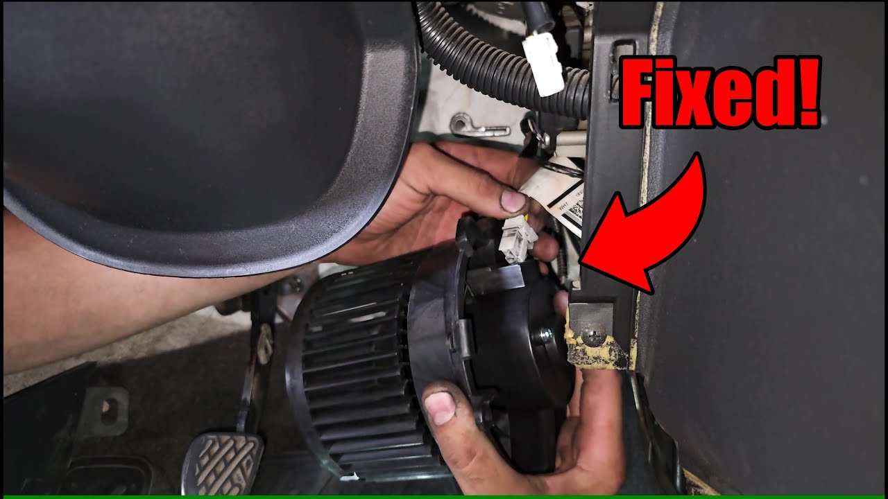 How to Fix Nissan Qashqai A/C & Heater Blower Motor/Ventilator