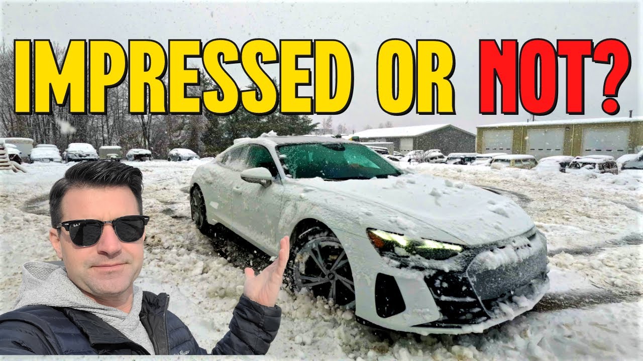 Watch Me Take On a Snowstorm in My $100k Electric Supercar!