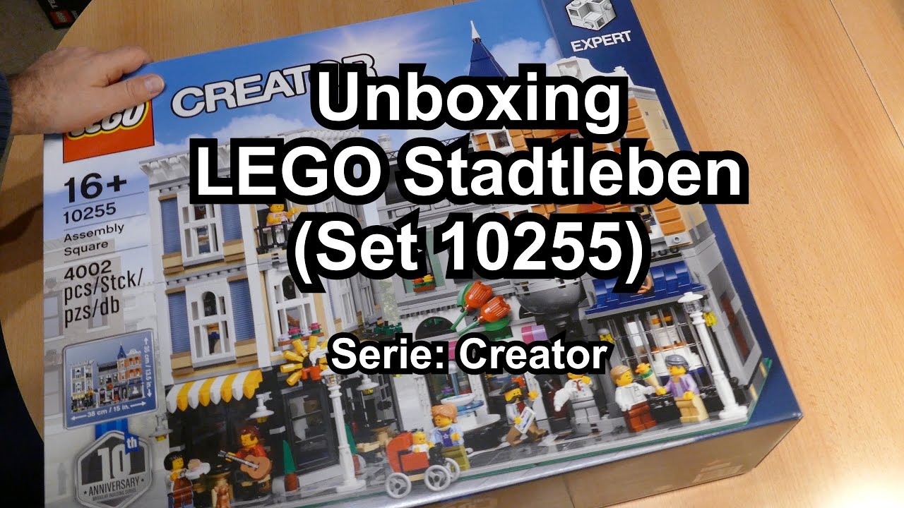 LEGO Stadtleben / Assembly Square Unboxing und Geschichte (Set 10255 Creator)