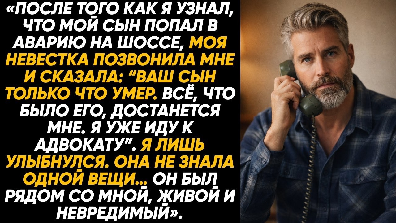 Невестка позвонила: &laquo;Ваш сын сегодня умер, вам ничего не достанется&raquo;. Но он был рядом со мной здесь.