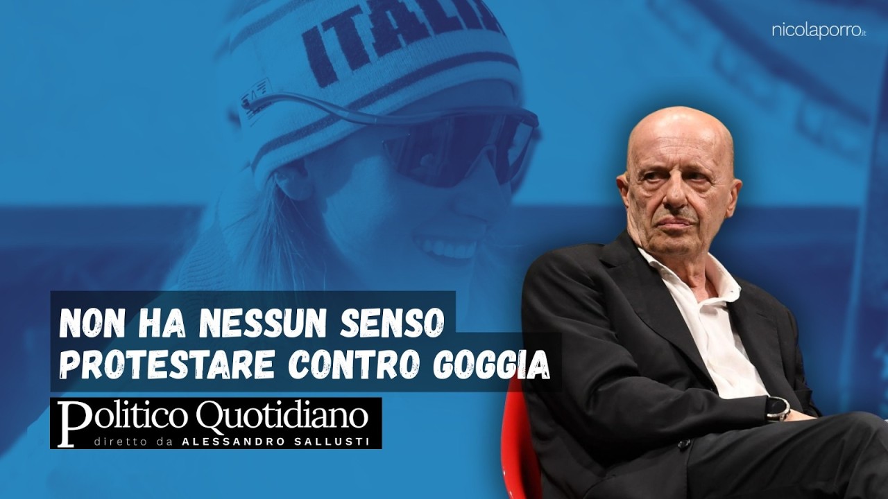 Non ha senso protestare contro Sofia Goggia - Il commento di #Sallusti
