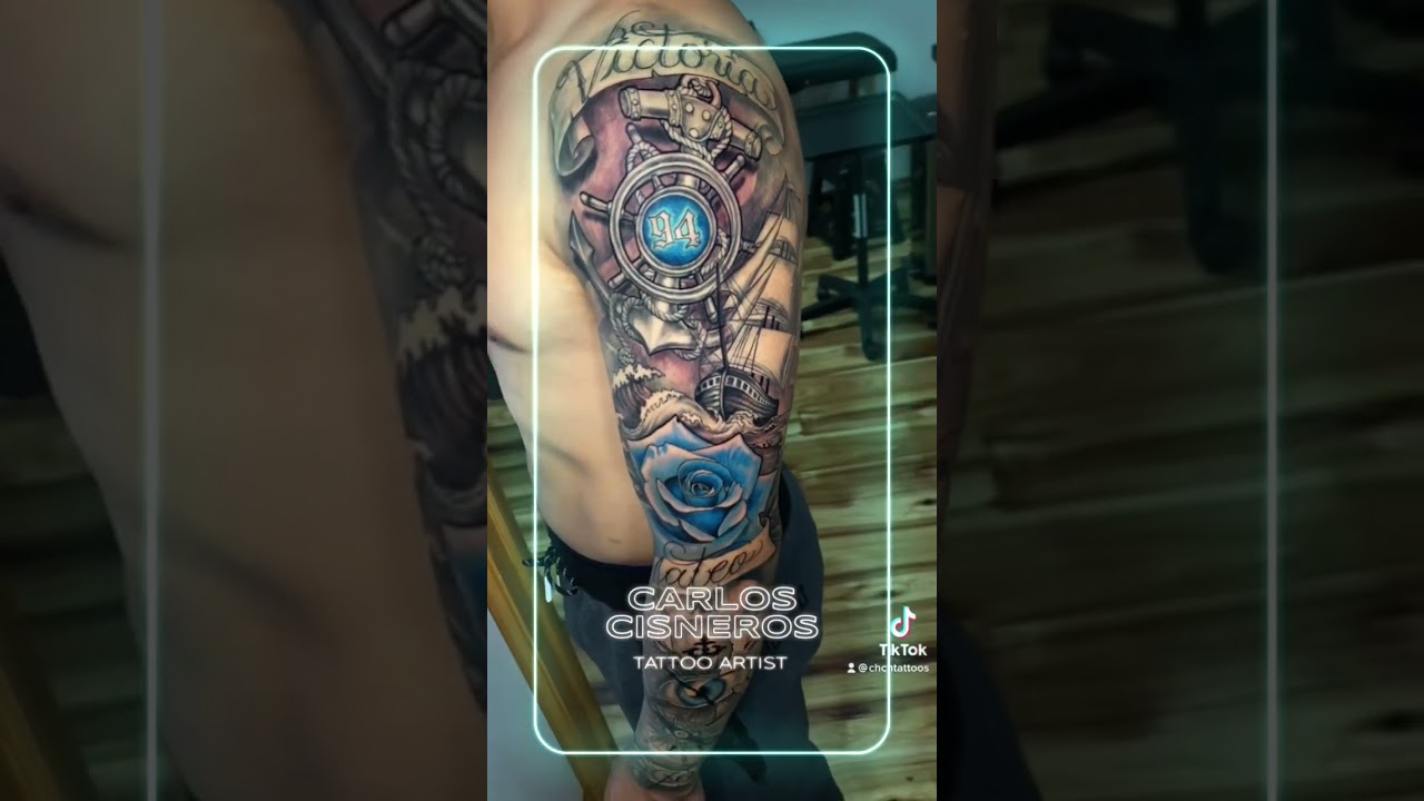 Custom tattoo by Carlos cisneros tattoo artist #chicago #tattoo #tattooart #tattooartist #tattoos