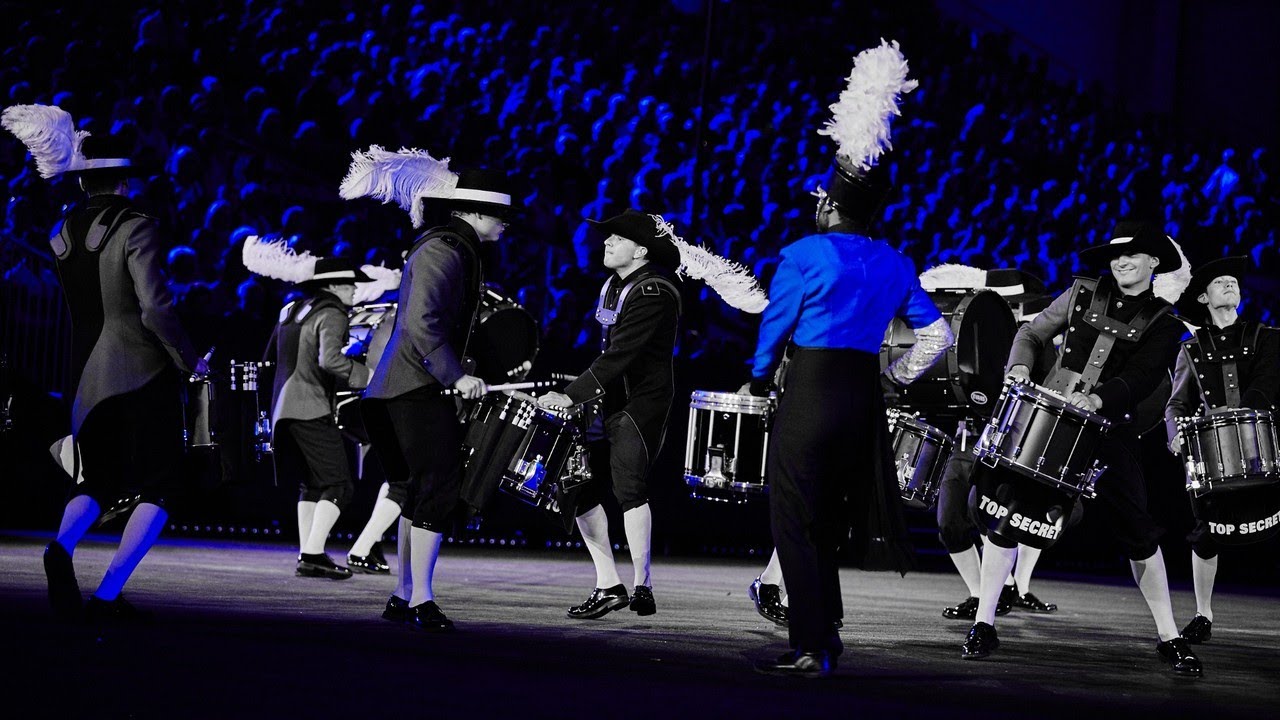 Top Secret Drum Corps & Blue Devils Basel Tattoo 2015 | Drum Collaboration - Throwback
