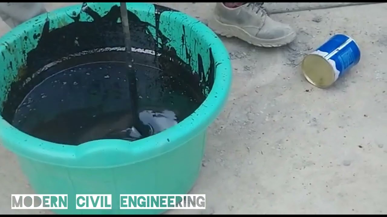 Protective Coat with Epoxy coal tar (Asian Paint PPG ) in Concrete at Water Retaining Structure....