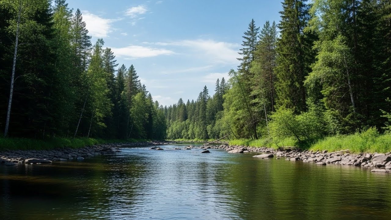 River and Forest Sounds 🌿🌊 Calm Nature Ambience for Relaxation and Focus #2737