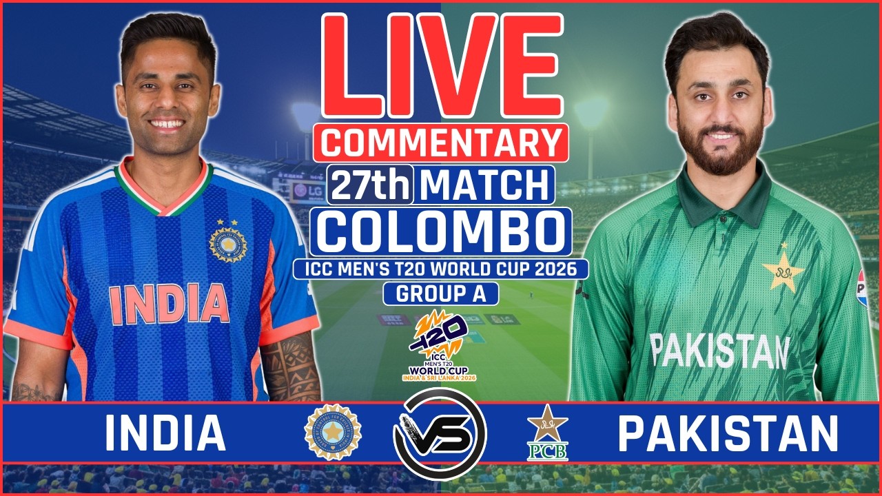 ICC T20 World Cup 2026 Live: India vs Pakistan Live | IND vs PAK Live Scores & Commentary