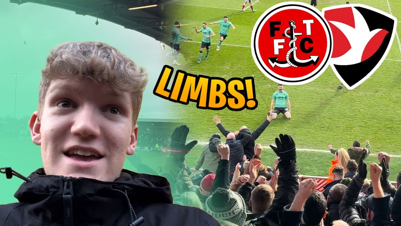 ABSOLUTE SCENES AS KEENA BAGS WINNER! Fleetwood Town Vs Cheltenham Town Matchday Vlog