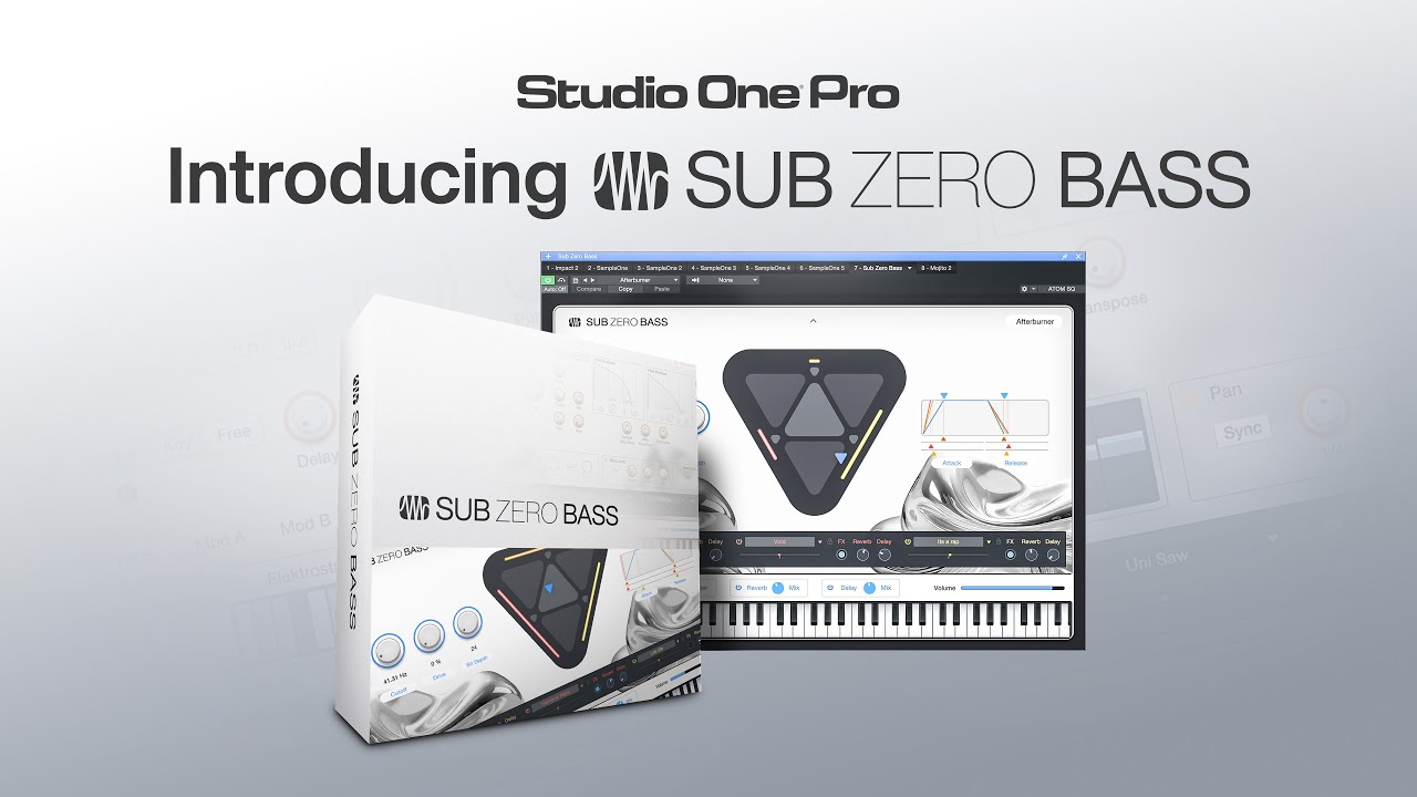Представляем Sub Zero Bass | Новое в Studio One Pro 7.2 | PreSonus