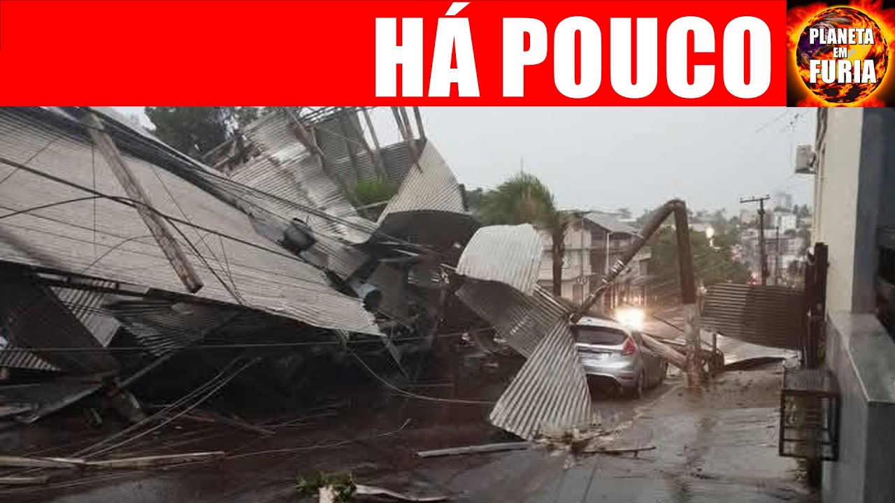 vendaval atinge o sul veja as imagens