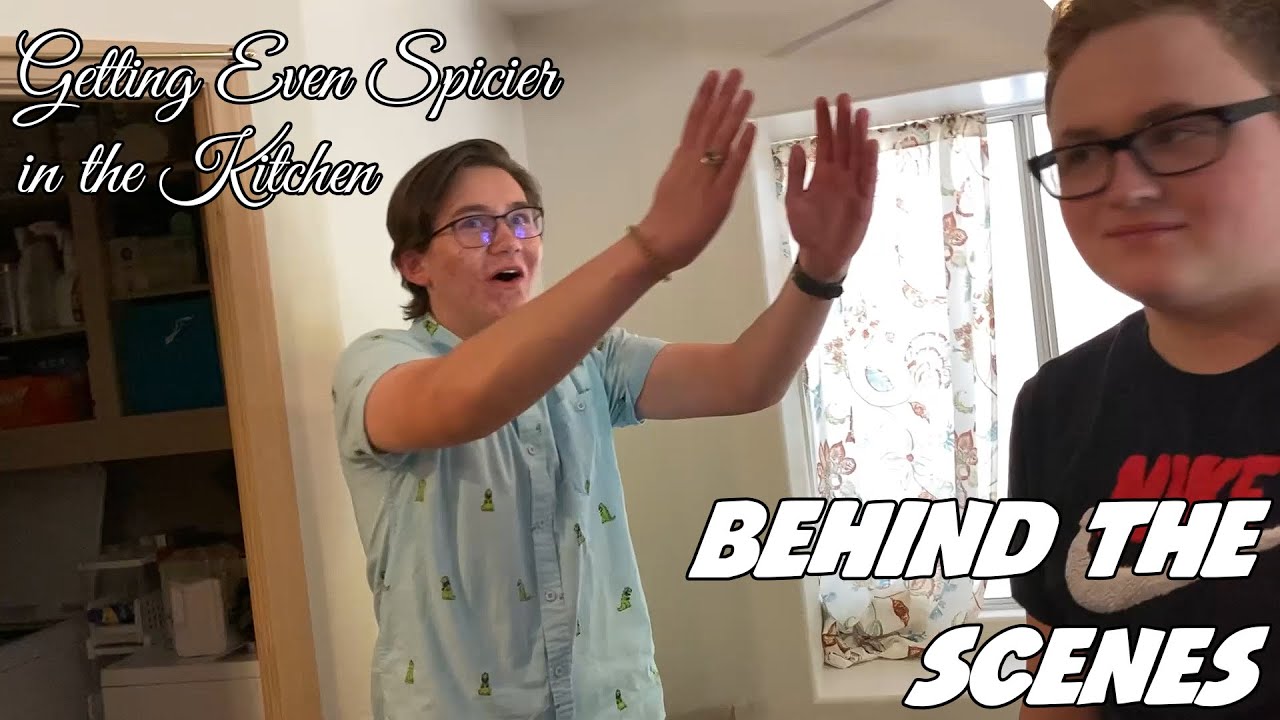 Getting Even Spicier in the Kitchen with Spencer and Tyler | BEHIND THE SCENES