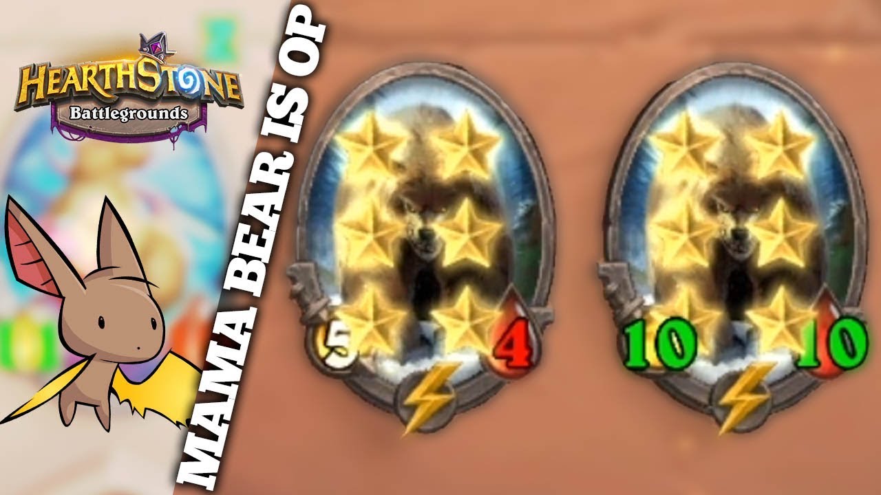 Mama Bear OP | Firebat Hearthstone Battlegrounds