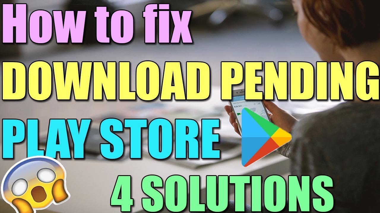 Fix DOWNLOAD PENDING PLAY STORE in ANDROID, TABLET or SMARTPHONE 📲 I 4 SOLUTIONS 2025