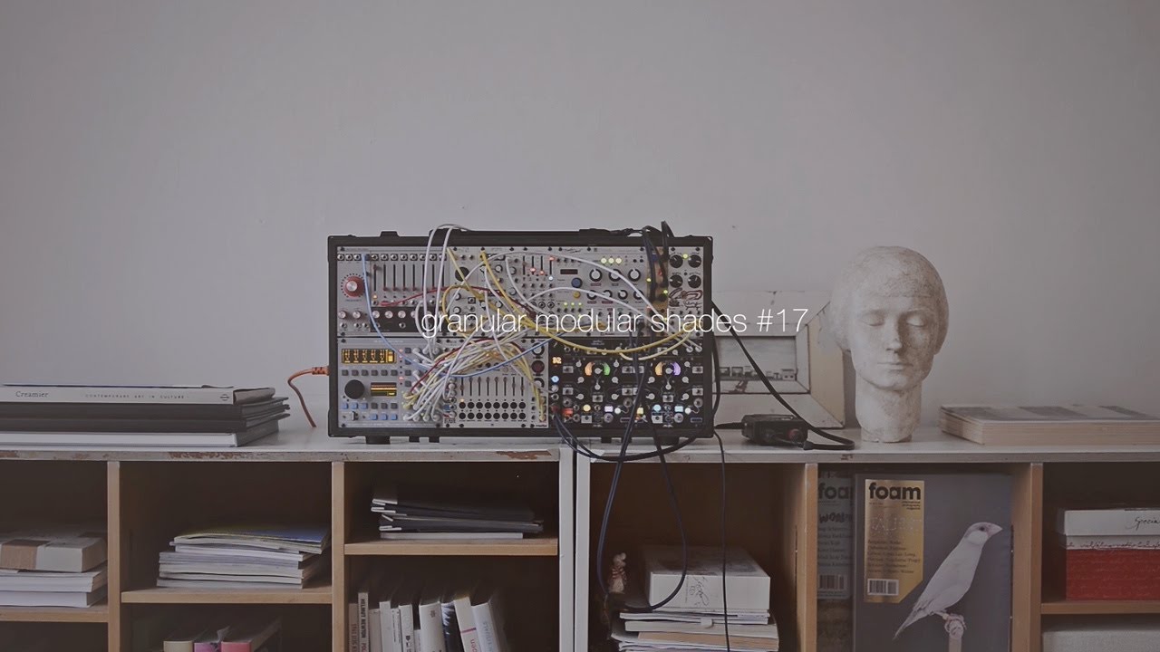 modular shades #17 | pantone black | granular modular synthesizer ambient music | morphagene er-301