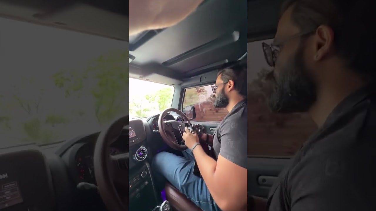 Z Black Gaadi&hellip;✅ #shortvideo #thar #zblack #zblackthar #automobile #cars #mahindra #mahindrathar