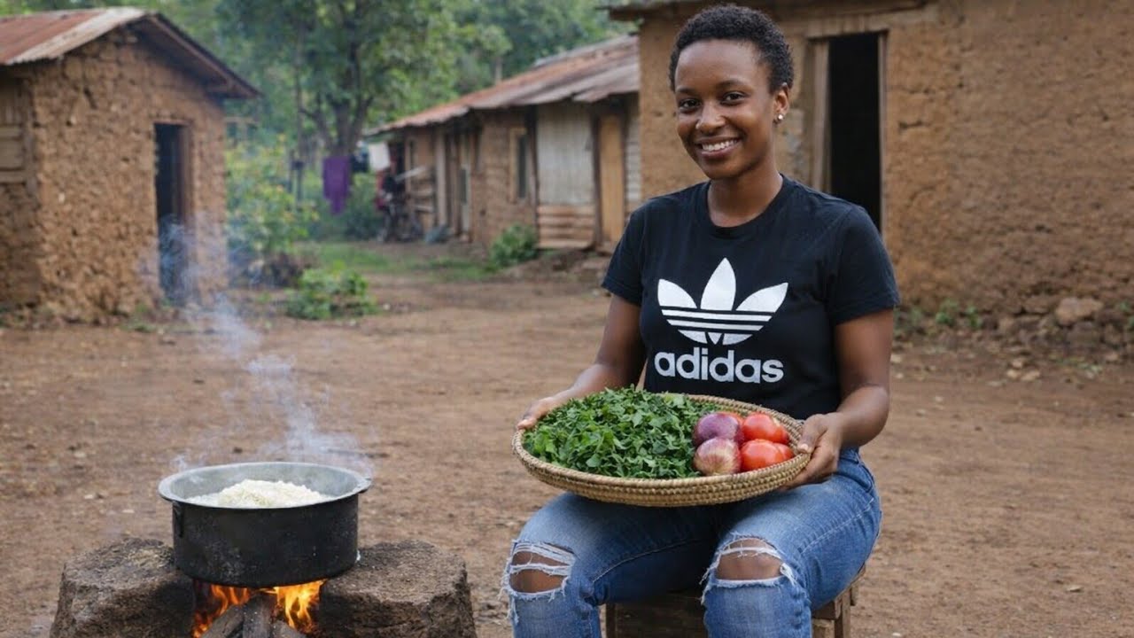 cooking a full Kenyan dinner for only ksh.200!🇰🇪Corn flour,eggs and sukuma wiki (kales)