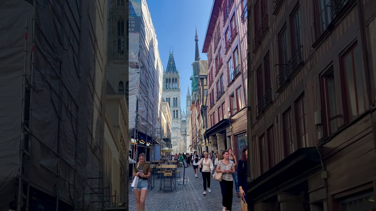 Beautiful City in Rouen France 