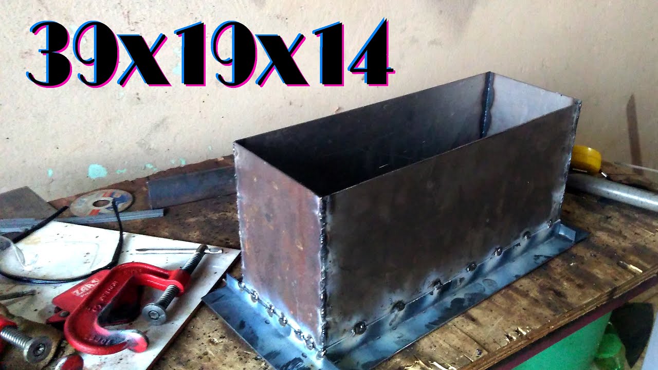 Forma para bloco de concreto -  Parte 1
