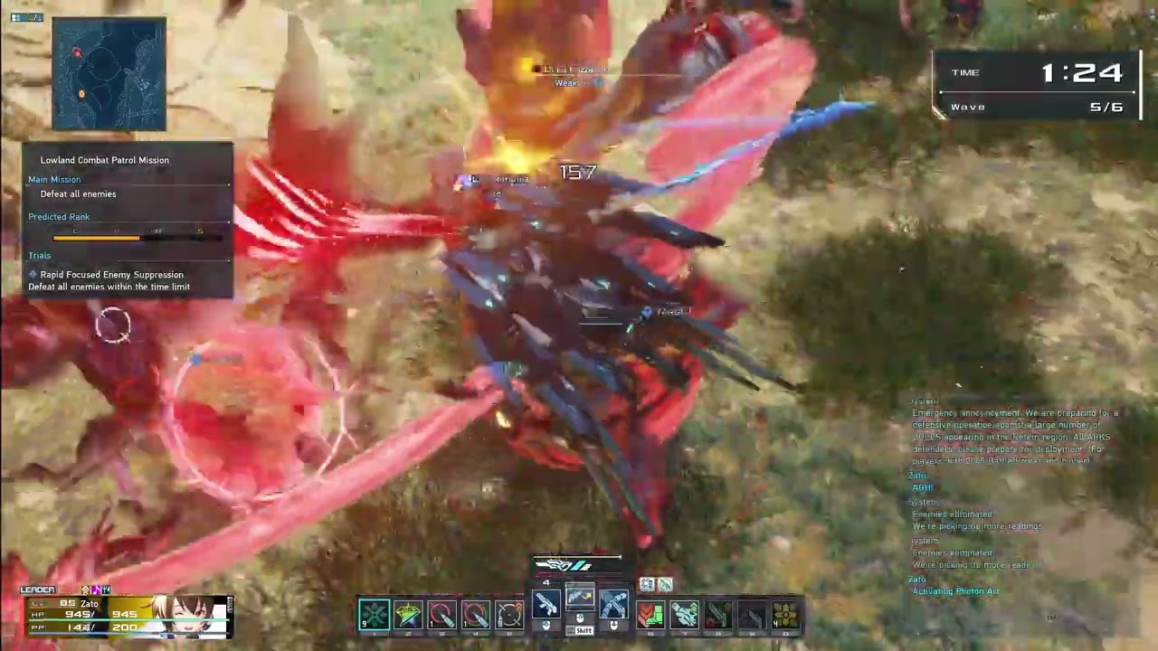 PSO2 NGS Time Extension Quest Lowland Combat Patrol Mission 2