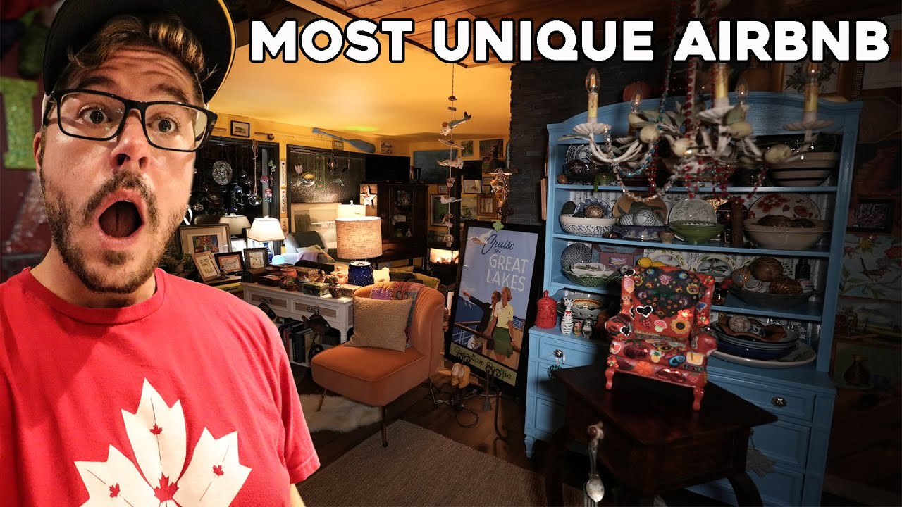 I Found the MOST UNIQUE HOUSE on AIRBNB and its HAUNTED!
