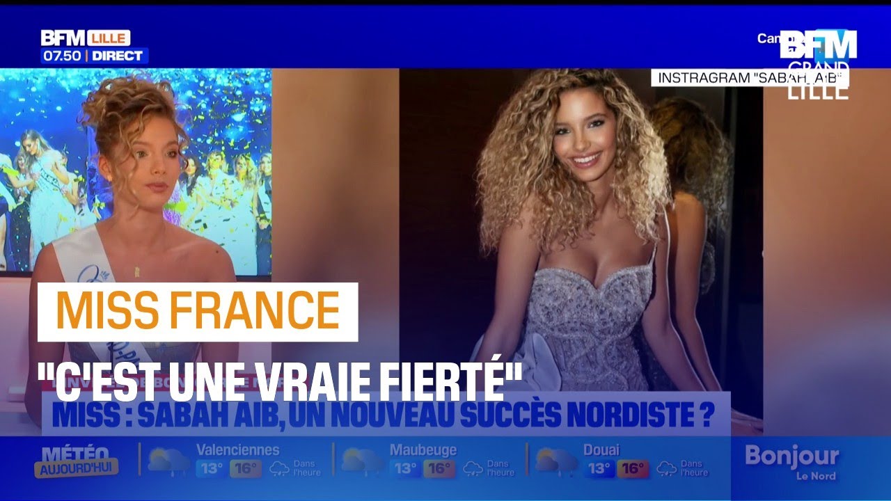 Sabah Aib élue Miss Nord-Pas-de-Calais 2025