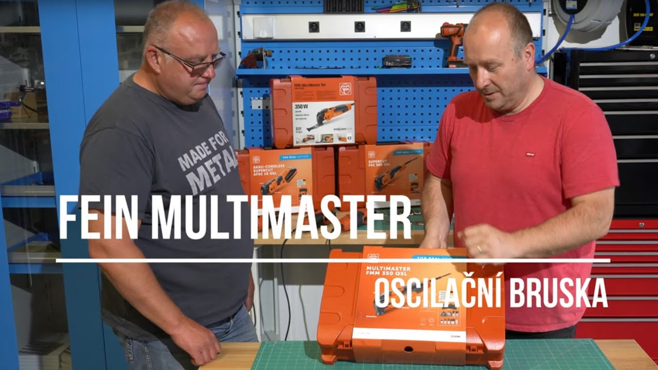 Fein MultiMaster - první seznámení s oscilační bruskou