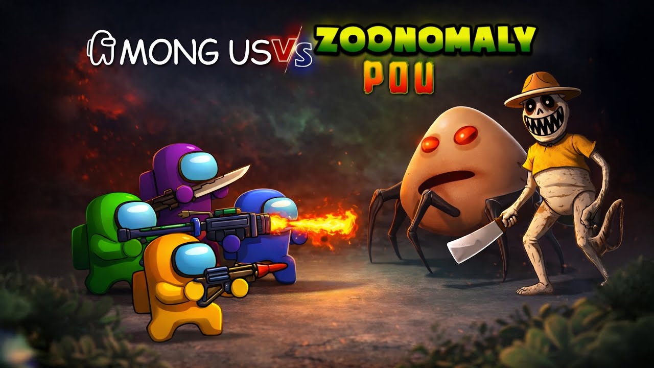 Among Us VS Zoonomaly Pou – Ultimate Monster Battle | Animation Dudo