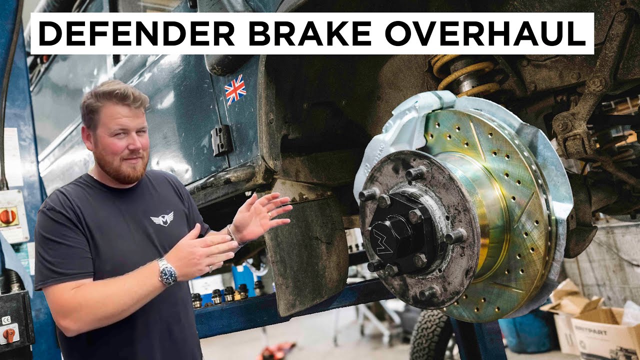 BRAND NEW BRAKES FOR THE DEFENDER - CALLIPERS - DISKS - PADS INSTALL