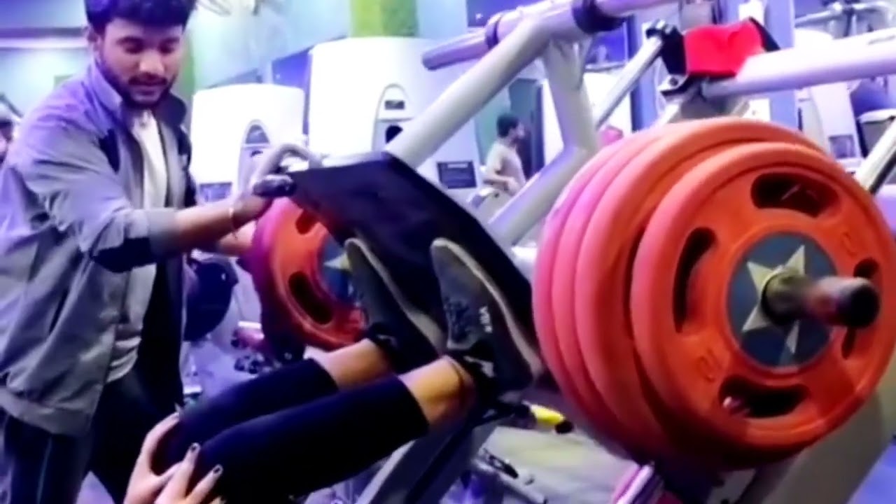 leg Day ..110kg push leg #gym #vlog  #momslife