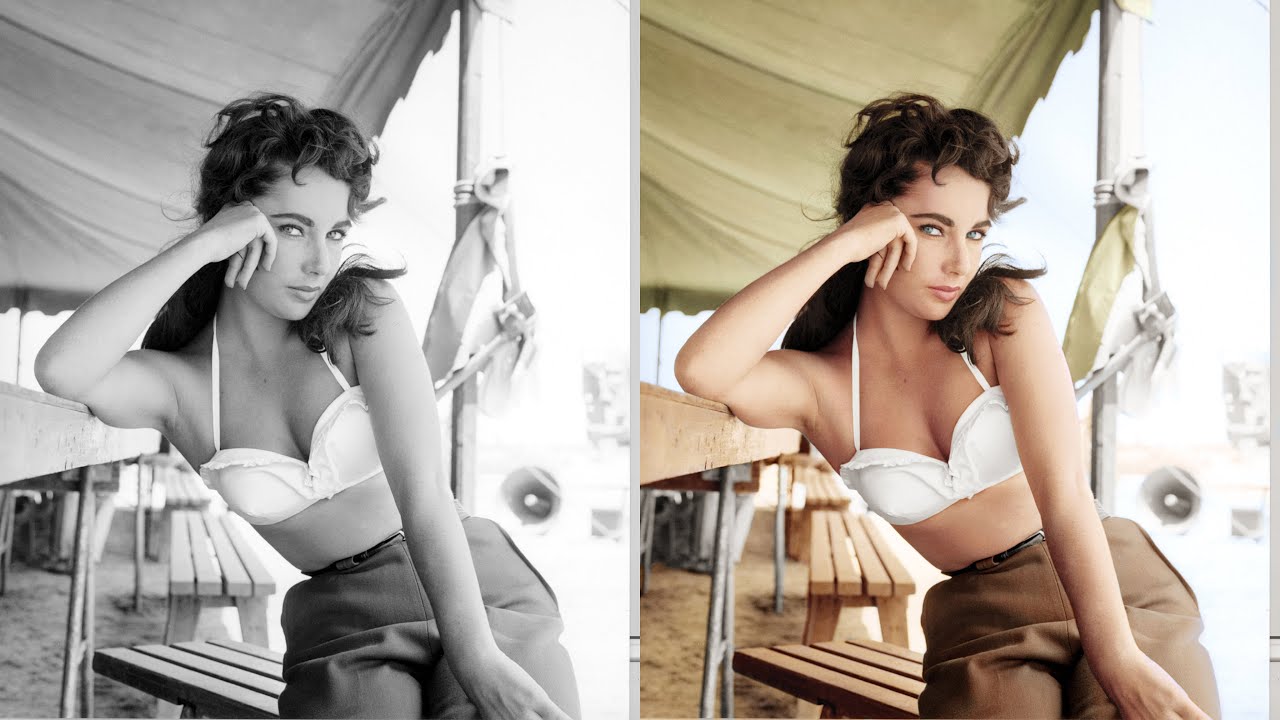 How to colorize a black and white photo with Photoshop