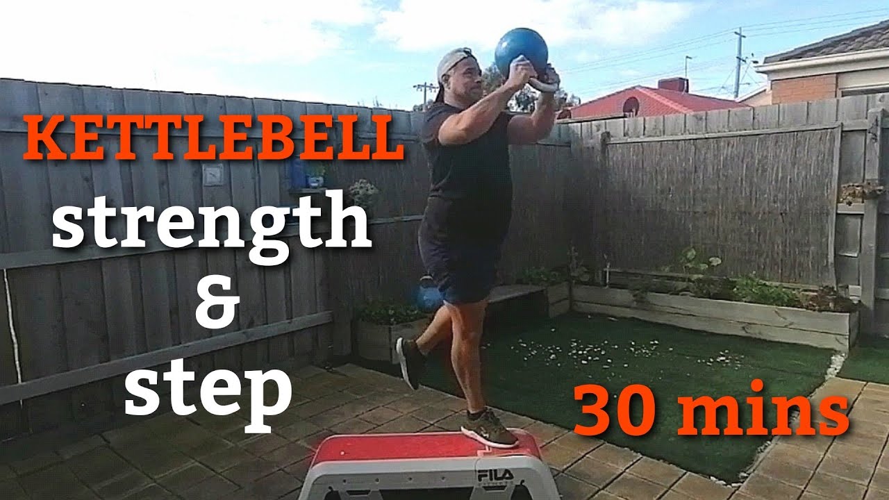 30 min Step & KettleBell Strength cardio workout.
