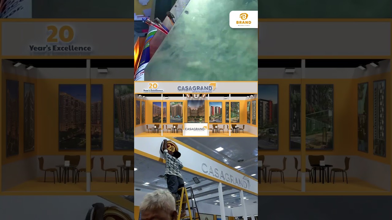 Stunning Expo Stall Design for Casagrand at Trade Centre &ndash; From Concept to Creation!