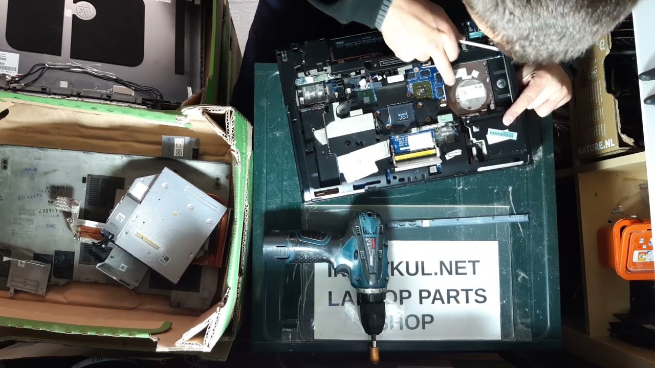 Dell Precision M4500 disassembly replace LCD screen motherboard keyboard palmrest bottom case cooler