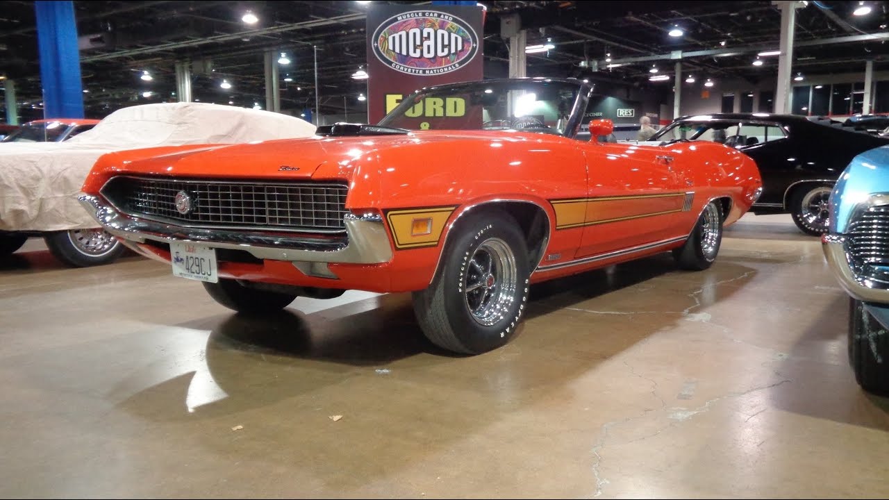 1970 Ford Torino GT Convertible 429 Cobra Jet 4 Speed in Orange on My Car Story with Lou Costabile