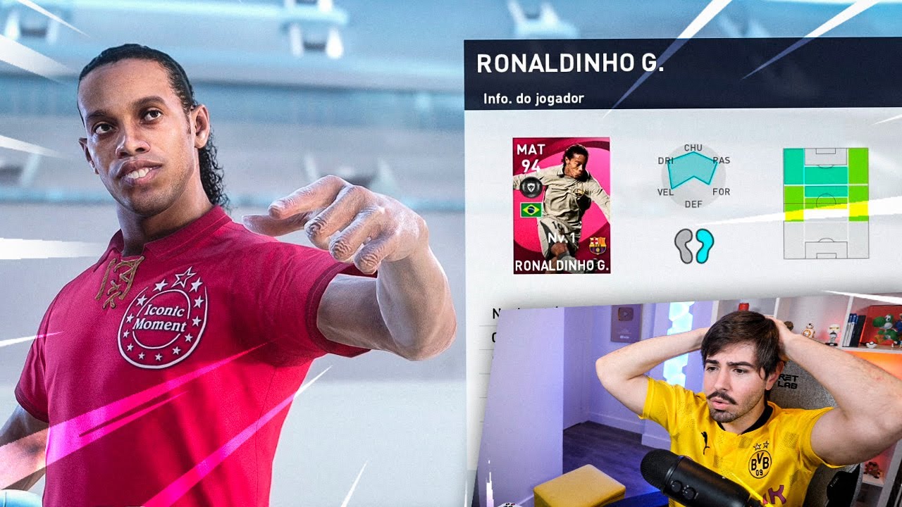 OMG!!! TIREI O RONALDINHO GAUCHO NO PACK OPENING DO PES 2021!!!