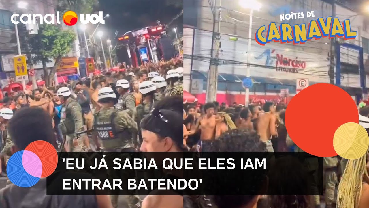 Carnaval 2025: Cantor do BaianaSystem dá 'esporro' em PMs em Salvador: 'Eles iam entrar batendo'