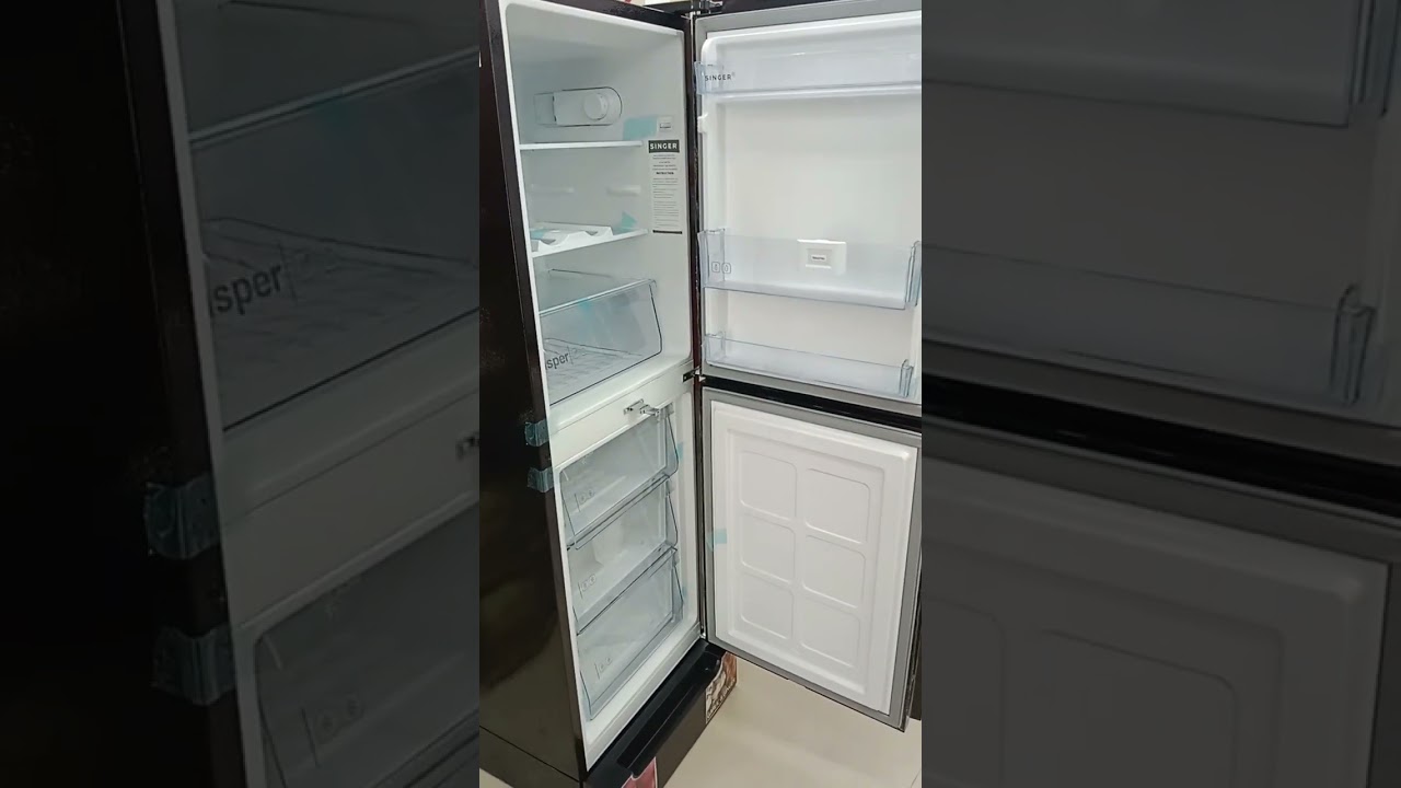 SINGER Bottom Mounted Refrigerator | 184 Ltr | FBDS185-RG | Red