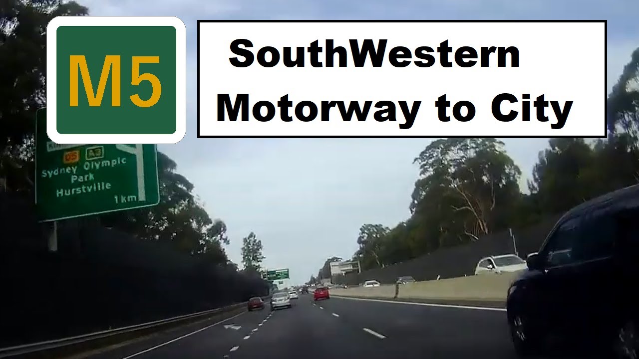 【Sydney drive】M route 5(East) South Western Motorway M7 - A1,Eastern distributor