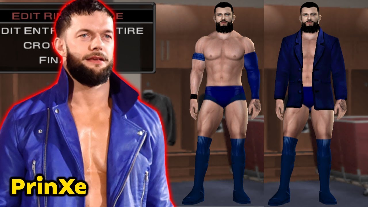 Finn Balor PRINXE Blue Attire 2021 CAW | How to create a wrestler PS2 Svr2011 CAW Formula