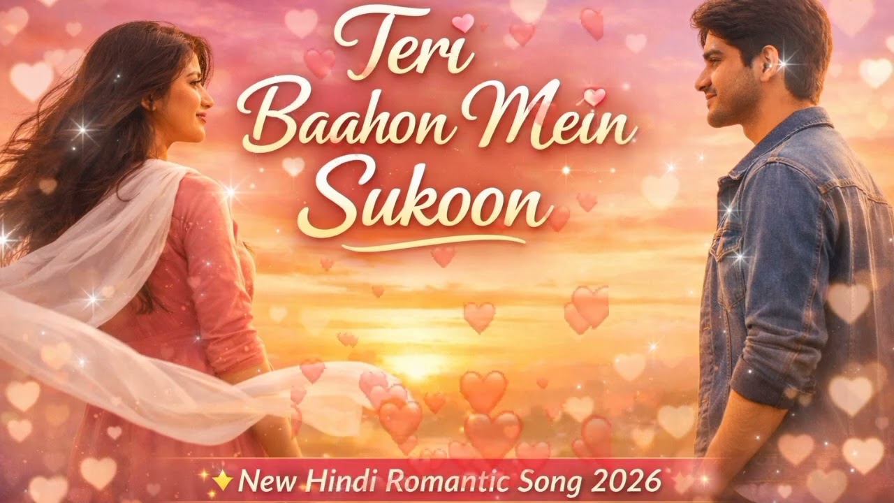 Teri Baahon Mein Sukoon ❤️ | New Hindi Romantic Song 2026 | Heart Touching Love Song