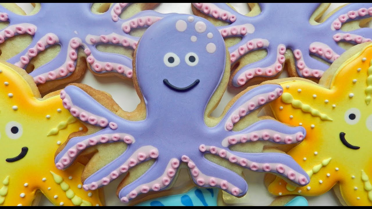 How to Decorate an Octopus Cookie
