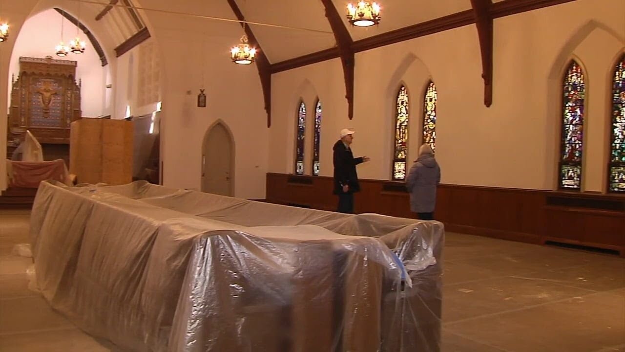 A look at how repairs at historic church in Bethlehem are going, after 2023 water main break