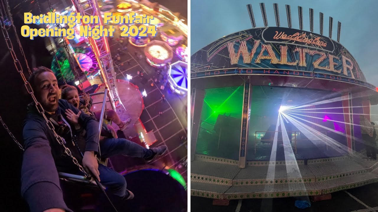 EPIC Rides At Bridlington Funfair | OPENING NIGHT | OCTOBER 2024