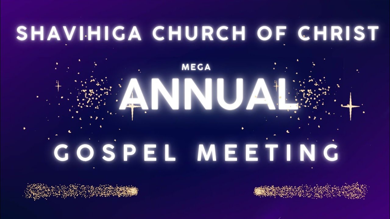 The Shavihiga Church of Christ Gospel campaign. Kakamega. Kenya.
