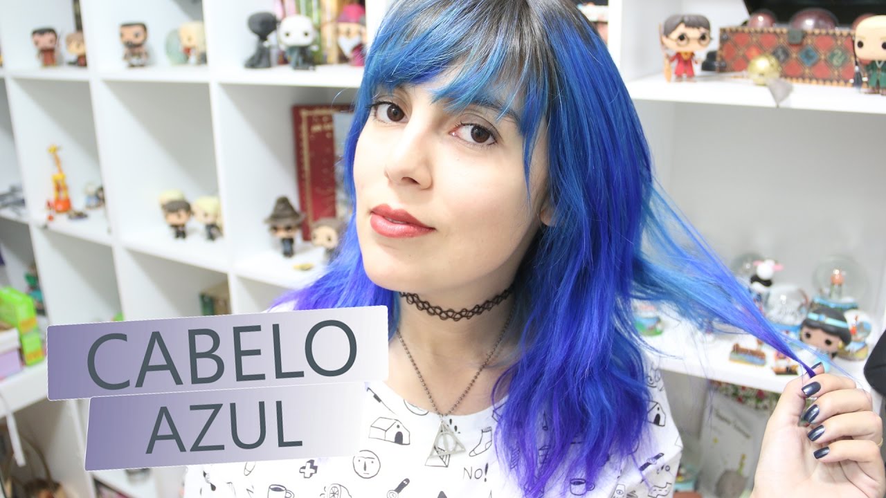 Minha Experiência de Cabelo Azul com Tonalizante Alpha Line